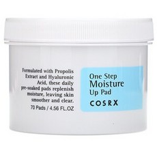 Cosrx One Step Moisture Up Pad 코스알엑스 원 스텝 모이스쳐 업 패드 70개입, 1팩