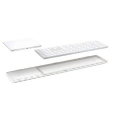 Twelve South MagicBridge 확장 애플 매직 트랙패드 2 케이스 숫자 키패드 키보드 미포함, Numeric Keyboard, White