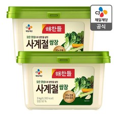 해찬들 사계절 쌈장, 3kg, 2개