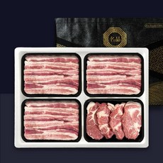 한돈 삼겹살 목살 2kg 돼지고기 명절 설날 선물세트, 1개
