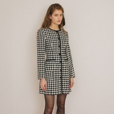 HOUND-TOOTH CHECK ONEPIECE