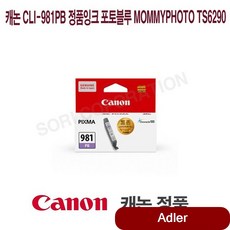 CLI-981PB 정품잉크 포토블루 MommyPhoto TS6290 95
