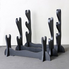 도검 걸이 펜싱 좌대 좌대(심플형) 소나무(4단) 케이스 전시대 싱크대 A타입 대나무, 홑겹, 1개