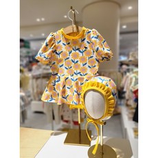 [블루독베이비 10] 24SS (YE) 썬플라워 올인원수영복 (4437062103)