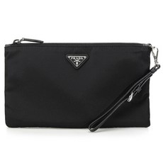 프라다 20FW 1NH545 블랙 스트랩 클러치 067 F000204