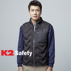 K2세이프티 동계 제전 패딩조끼 작업복 회사 근무복 사무실 오피스룩 워크웨어