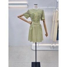 잇미샤 썸머 체크 원피스