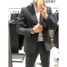레노마 옴므 AK수원점 레노마 차콜그레이 컬러 기본 정장 ALKPSJ27A