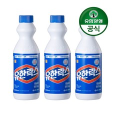 유한락스 레귤러, 500ml, 3개