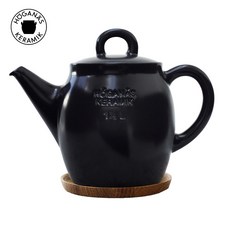 호가나스 테칸나 티팟 세트 1500ml 우드쏘서 티웨어 티포트 나눔포트 물병 주전자, 티팟_그라파이트 그레이