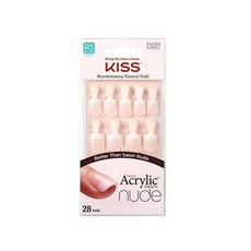 Kiss Products 28 Kiss Acrylic Nude French Nails 0.2 Pound, One Color_1 Pack, One Color_1 Pack, 상세 설명 참조0