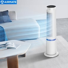 [ XC샵 ] AIRMATE 백만 음이온 타워형 냉풍기 에어컨 선풍기 수냉 타워 팬 5L물탱크 터치스크린 리모컨포함 가습 타이밍 소형 에어컨 FC-SRI39