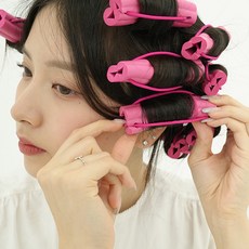 [수앤수][6개세트] 여신 웨이브 롤링 헤어롤 (23H012)