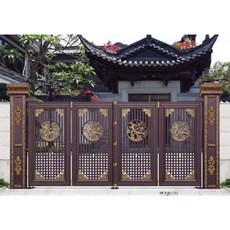 DIPYLON 더블도어 고스톱알루미늄빌라정원대문알루미늄농촌마당문담전동쌍문접이식문, 평방미터