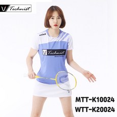 테크니스트 MTT K10024 WTT K20024 남녀 반팔 티셔츠