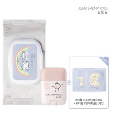 키즈 마일드 선스틱 17g + 키즈 클렌징티슈30매 + 기프트, 정샘물 선스틱 15g + 클렌징티슈 30매