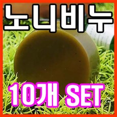 [오후3시 당일발송] YB맘 태양광에서 자연발효시킨 EM 천연 노니비누 100프로 100% 효능 천연비누, 100g, 10구