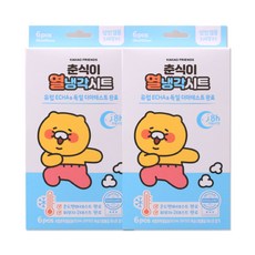 춘식이 열냉각시트, 2개, 6매