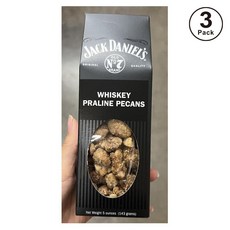 Jack Daniels 잭 다니엘 위스키 프랄린 피칸 5 oz 143g 3팩, 143g(1개), 3개