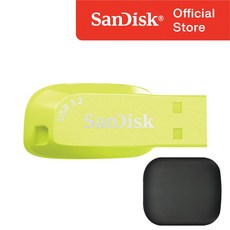 샌디스크 울트라 쉬프트 CZ410 USB 3.2 메모리 / USB 보관 케이스, 32GB, 그린