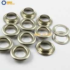 400 set 17105mm 외경 내경 높이 실버 라운드 아일렛 그로멧, 1개