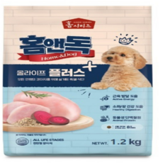 홈앤독 애견사료 전연령 5kg, 1개, 1.2kg - 홈앤독