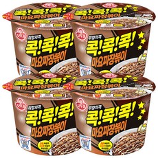 오뚜기 콕콕콕짜장볶이 컵라면, 4개