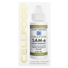 셀푸드 SAM-e 리퀴드 포뮬라+ 30ml(1fl oz), 셀푸드 SAM-e 리퀴드 포뮬라+..., 1개, 30ml