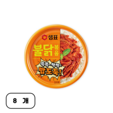 샘표 불닭볶음, 80g, 8개