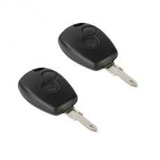 자동차 스위치 센서 부품 2 버튼 원격 키 쉘 케이스 르노 Clio DACIA Logan Sandero Fob 교체 스타일링, [01] 2 버튼, [02] 2PCS, 2개