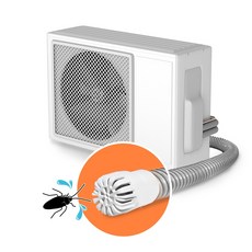 실외기 드레인 호스 방음 방충캡 바퀴벌레 해충 침입 차단, 화이트 1개, 1개