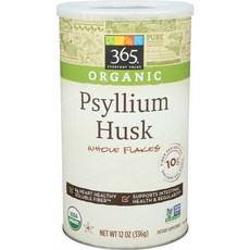 (미국직배) 365 EVERYDAY 오가닉 실리엄허스크 차전자피가루 336g Organic Psyllium Powder Husk 12 OZ