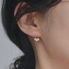 10k각진원터치귀걸이