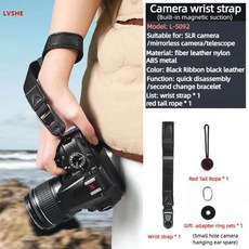 카메라스트랩 로프 끈 줄 퀵릴리즈 카메라 어깨 손목 스트랩 캐논 EOS R5 R6 R7 R8 R50 R100 니콘 Z7II Z5 Z6II Z FC Z30 소니 Sony A9 DSL, 3, 1개
