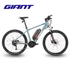 자이언트 ATX1 E+ 유압식디스크 브레이크 9단 스마트 산악자전거 어드밴스 MTB 산악전기자전거, 27.5인치, 매트 라이트그레이 레드27.5X415mm(S)