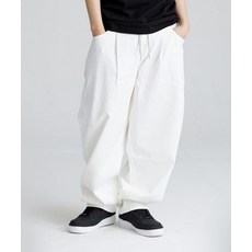 비에스래빗 미드90 배기 면 팬츠 바지 아이보리 MID90