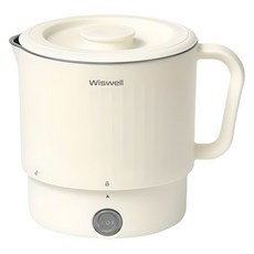 Wiswell 全不鏽鋼旅行攜帶式折疊電熱水壺, WK3710