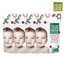 윈터에디션 아기유연제 리필 1300ml 2+2 총 4팩, 없음, 4개