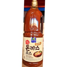 돈까스소스 면사랑 1.8l 부어 먹는 x6 식자재 업소용 식재료 식당용 대용량 단체 급식용, 6개