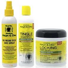 [독일] 682409 Jamacican Mango & Lime No Itching More Waxing Spray 8 oz with Tingle Shampoo 8 oz & Lock, 단일상품