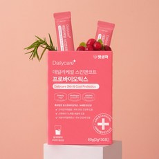 강아지 면연력 강화 피부 장벽 변비 설사 애견 유산균 강아지 펫생각 데일리케얼 스킨앤코트 프로바이오틱스 영양제, 면연력강화 소화기능 개선, 3개, 60g - 펫생각데일리케얼