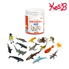 [캐스B]네이처 사파리튜브(소) 해양 16PCS