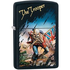 지포 라이터 아이언 메이든 컬렉션, Black Matte the Trooper, 1　　　　　(상품코드387p)