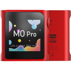 ShANLING M0 Pro MP3 플레이어(블루투스 포함 ， 하이레스 휴대용 뮤직 플레이어 디지털 오디오 1.54인치 HD 터치 스크린 최대 15시간 배터리 블루투스 및 USB, M0 Pro Red, M0 Pro Red