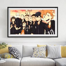 우츄 하이큐 보석십자수 DIY 집순이 취미, 70X40, 단일팩