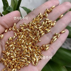 3*6mm 금도금 플라스틱 쌀형 비즈 수제비즈 의류 공연 머리장식 신발 모자 가방 DIY 액세서리, 골드, 옵션1