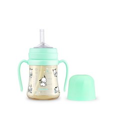 산리오캐릭터즈 PPSU 포차코 200ml 빨대컵 (아쿠아그린), 없음