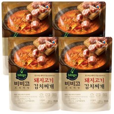 비비고 돼지고기 김치찌개, 460g, 4개