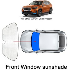 자동차 차양 UV 보호 커버 BMW X1 U11 2023-2025 사이드 커튼 쉐이드 바이저 매트 앞 유리 액세서리, 03 03 4Door X1 23-26, 1개