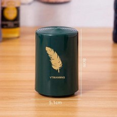 마그네틱 자동 맥주 병따개 스테인레스 스틸 프레스 뚜껑 코르크 스크류 도구 휴대용 바 가제트, 3. Feather, 1개